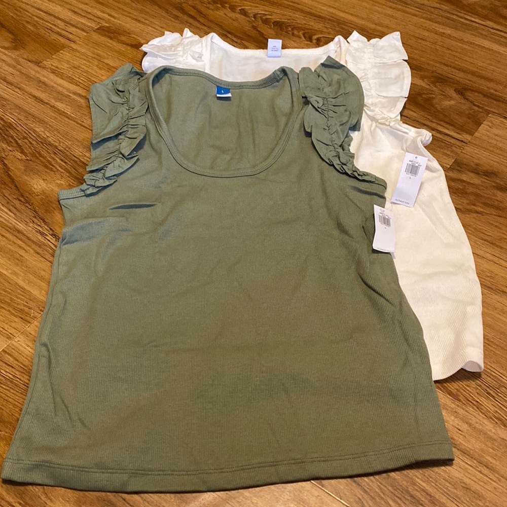 Old Navy Ruffle Shirts NWT Large